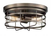 Designers Fountain 1264-SCB - Anson 2 Light Flushmount
