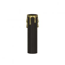 Satco Products Inc. 90/368 - 3 BLCK/GOLD DRIP STD. CANDLE
