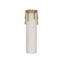Satco Products Inc. 90/369 - 3 WHTE/GOLD DRIP STD. CANDLE
