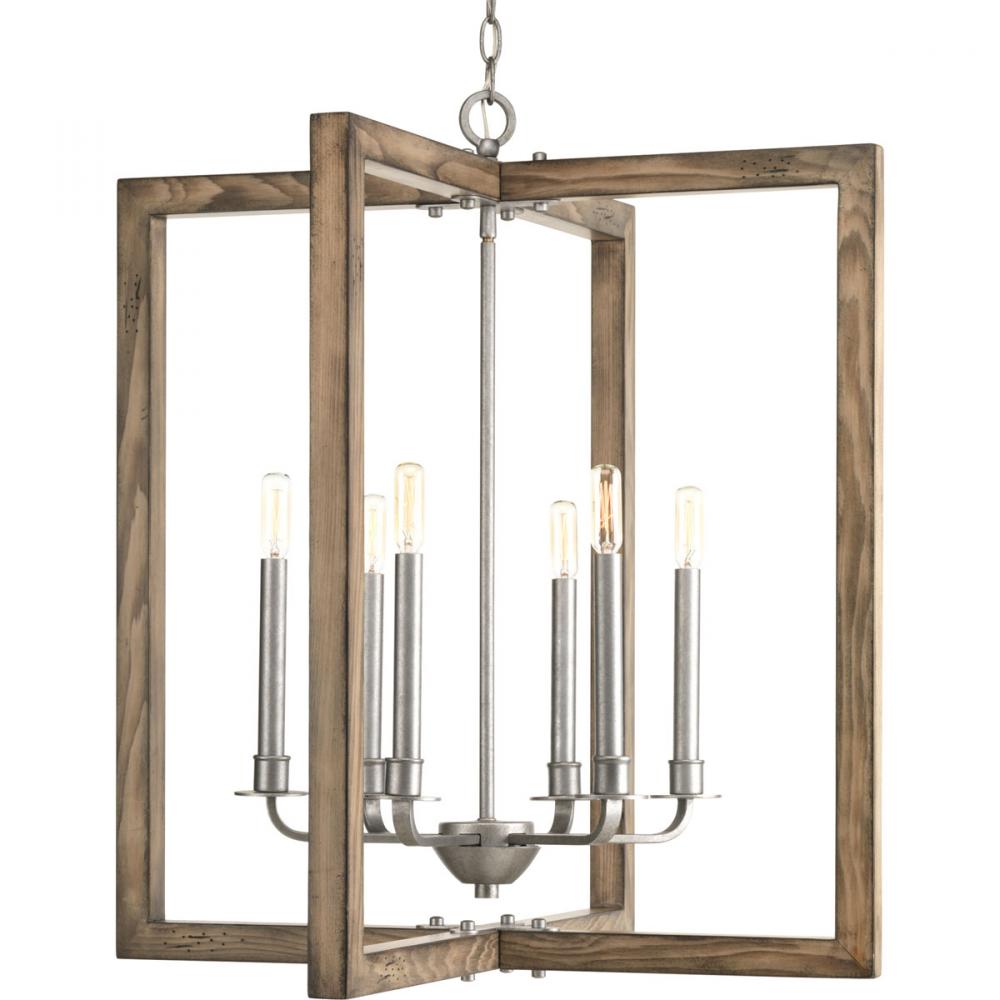 P4761-141 6-60W CAND CHANDELIER