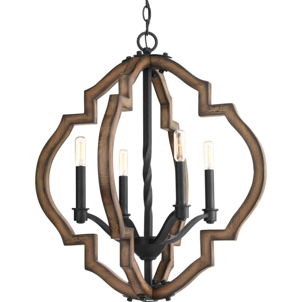 P4766-71 4-60W CAND CHANDELIER