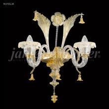 James R Moder 96372GL2E - Murano Collection 2 Arm Wall Sconce